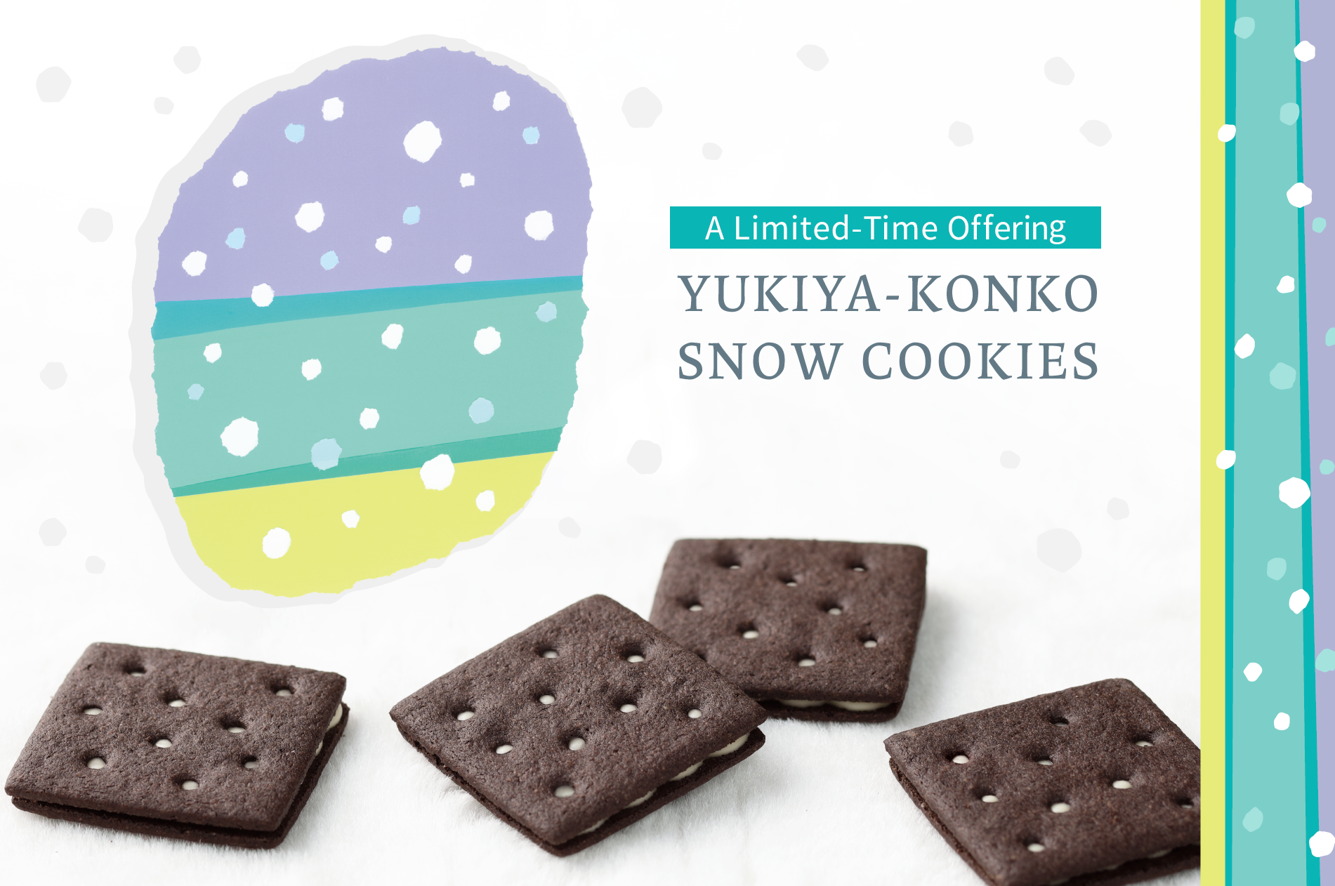 YUKI お土産 YUKIYA KONKO SNOW COOKIES — A Seasonal Arrival from Hokkaido