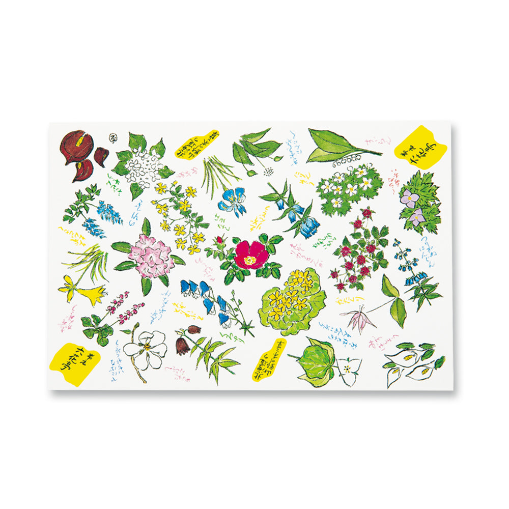 ROKKATEI FLORAL POSTCARD